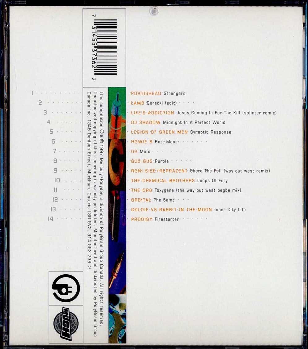 U2, DH Shadow, Portishead, The Chemical Brothers, Etc. - RU Receiving | CD | 731455373622